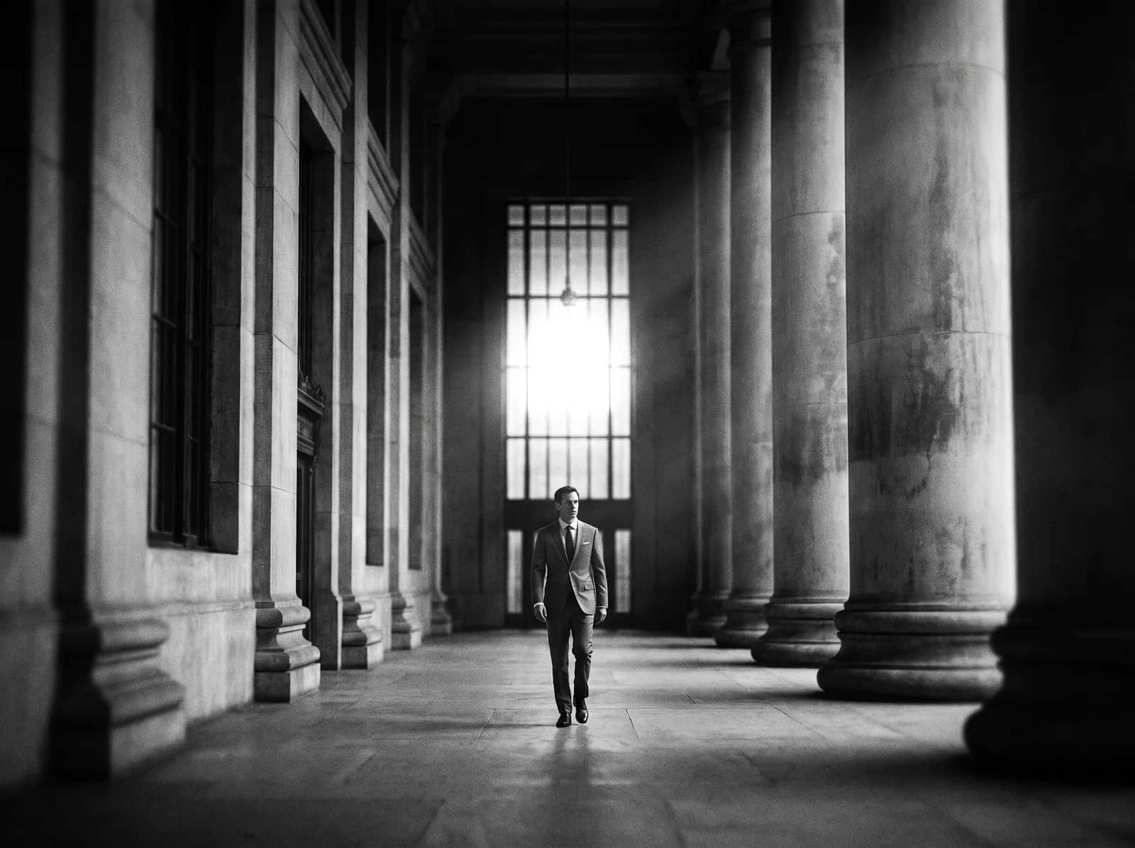 Courthouse corridor